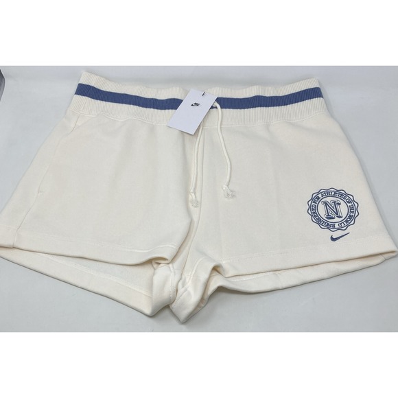 Nike Pants - Nike Sportswear Phoenix Fleece High‎ Rise 2" Campus Shorts FJ1820-110 Cream XL